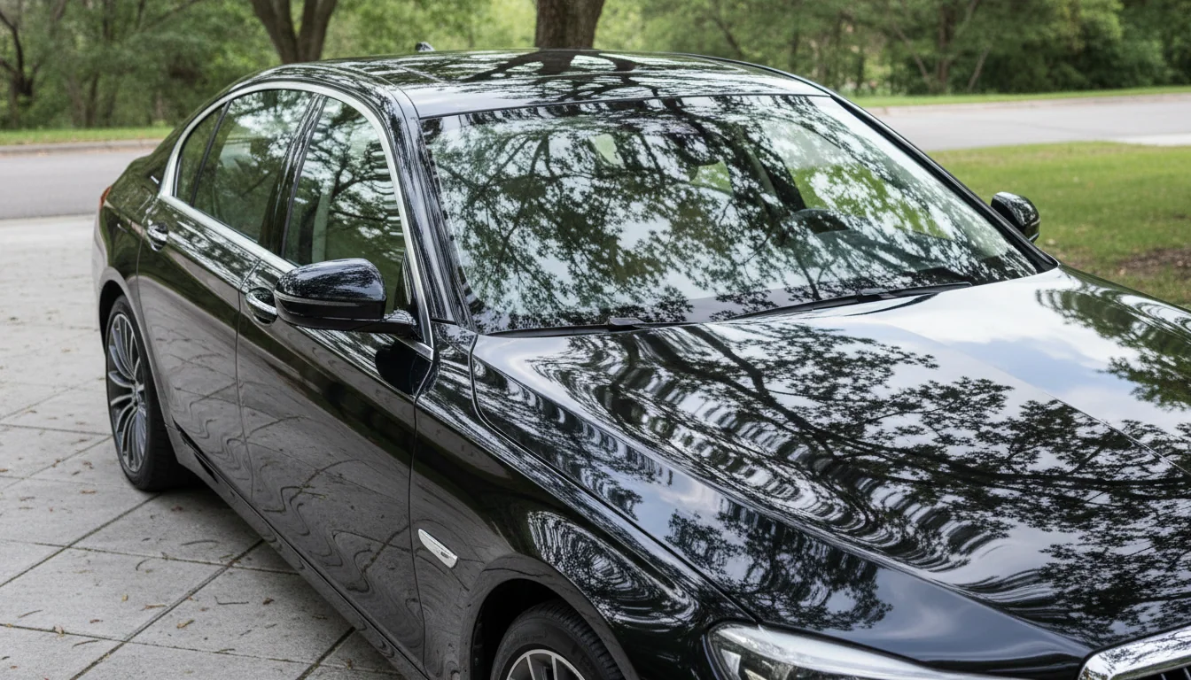 Black Car Care on Long Island: Swirl Marks & Water Spots — featured image