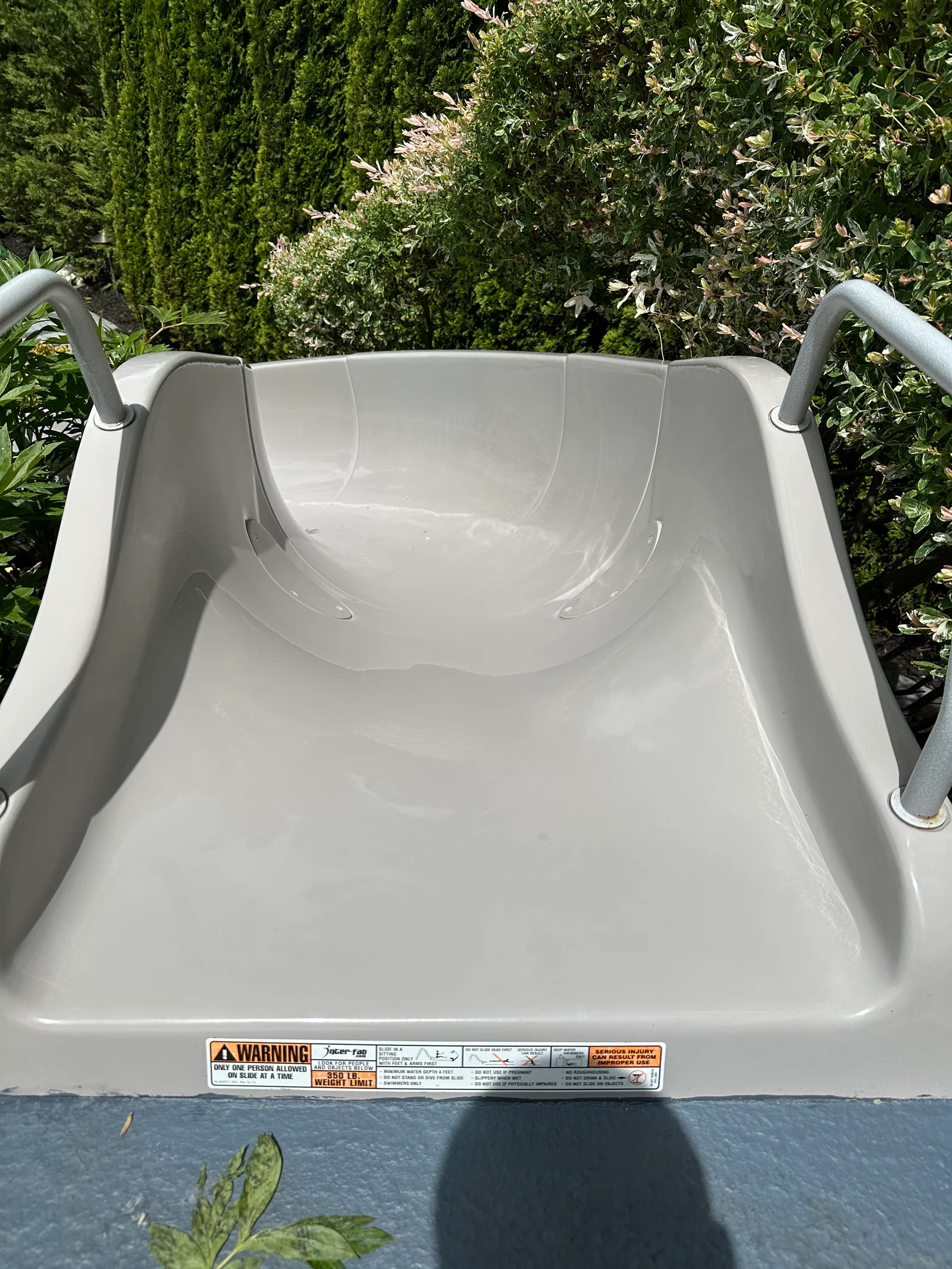 Backyard water slide before mobile auto detailing in North Bellmore, Long Island — Al's Auto Detailing